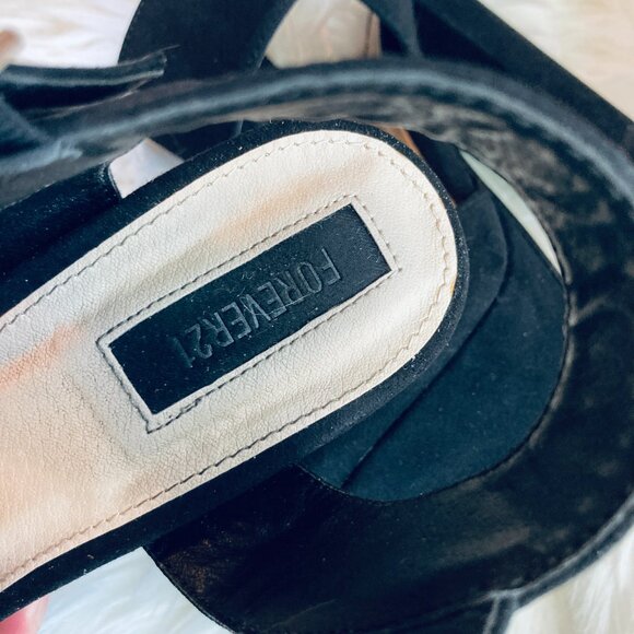 Platform Babydoll Shoes with Velvety Finish Size 6 - Picture 4 of 8